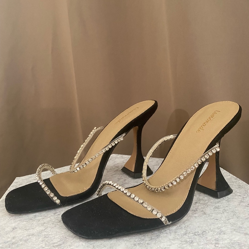 Sexy Black Diamond Heels